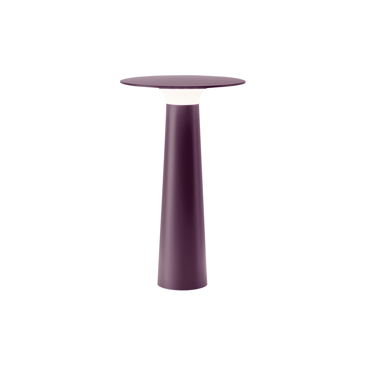 Lix Table Lamp: Aubergine