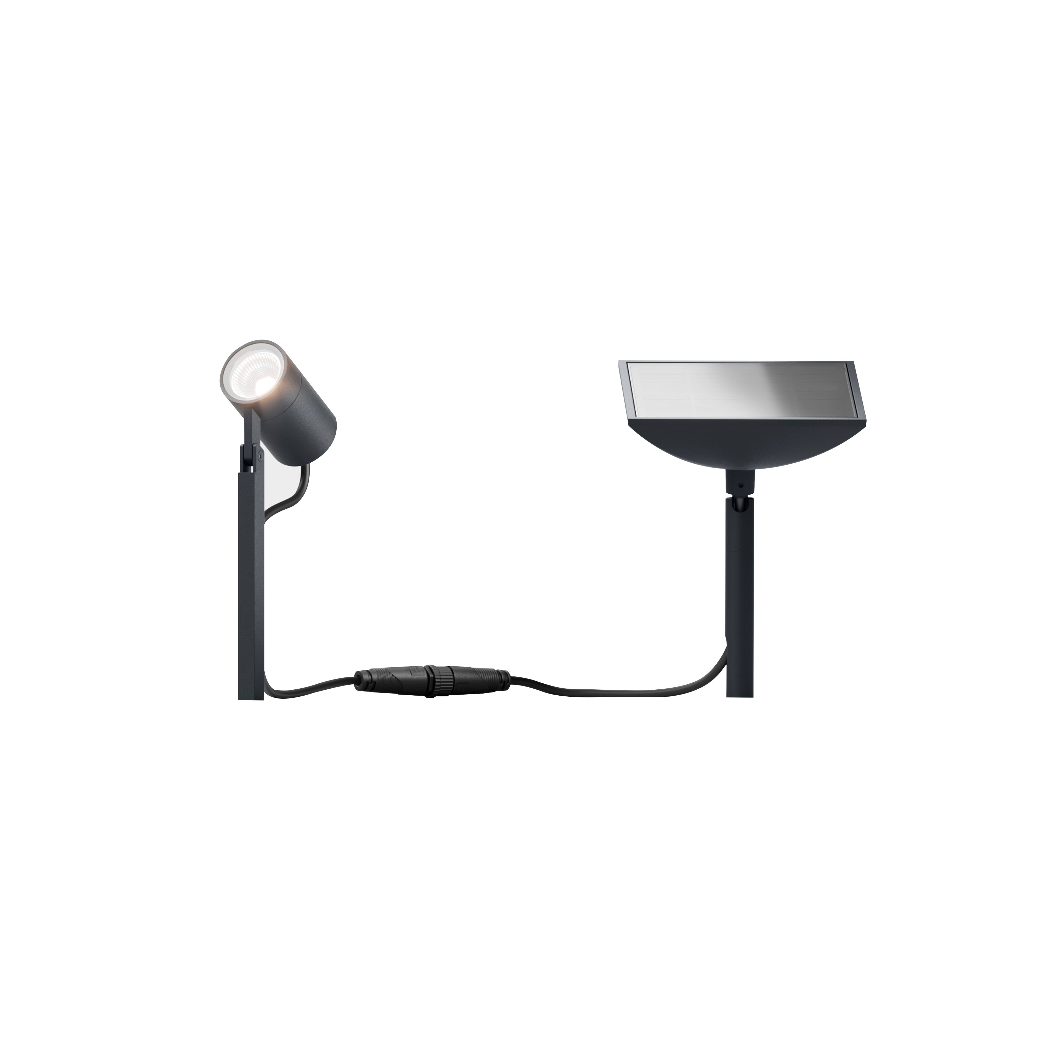 Piek Mini Solar Light: Anthracite