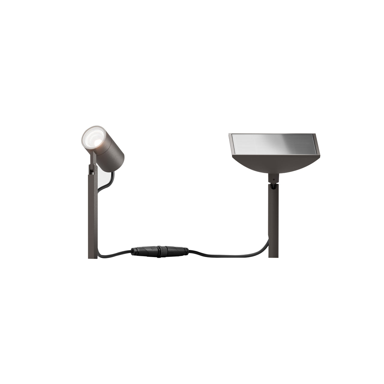 Piek Mini Solar Light: Cool Brown