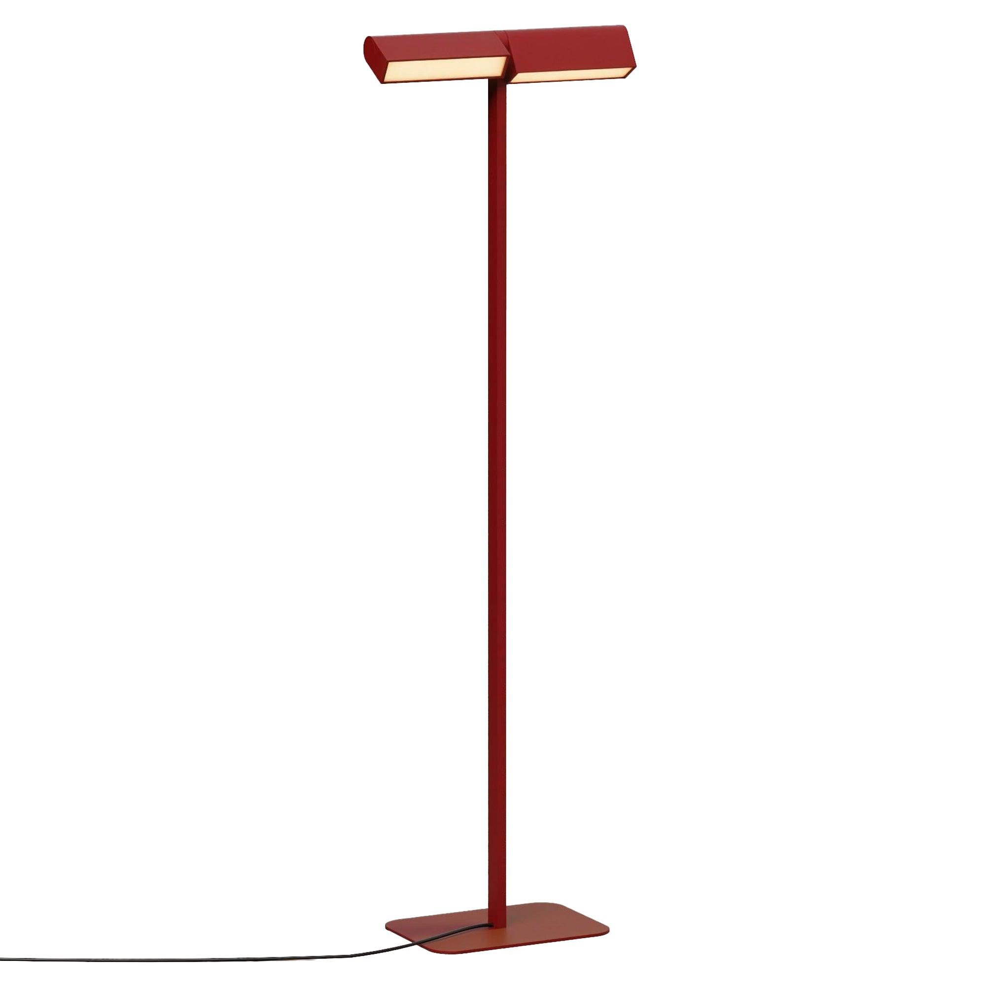 Ipoli 08 Double Floor Lamp: Textured Poppy