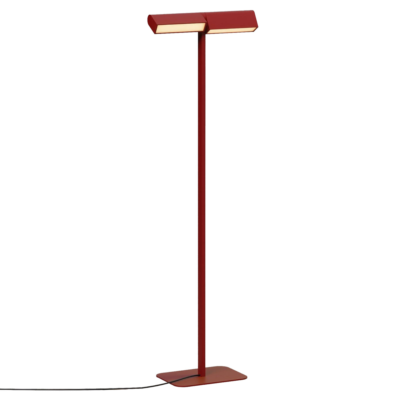 Ipoli 08 Double Floor Lamp: Textured Poppy