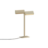 Ipoli 10 Double Table Lamp: Textured Beige + Softwire  