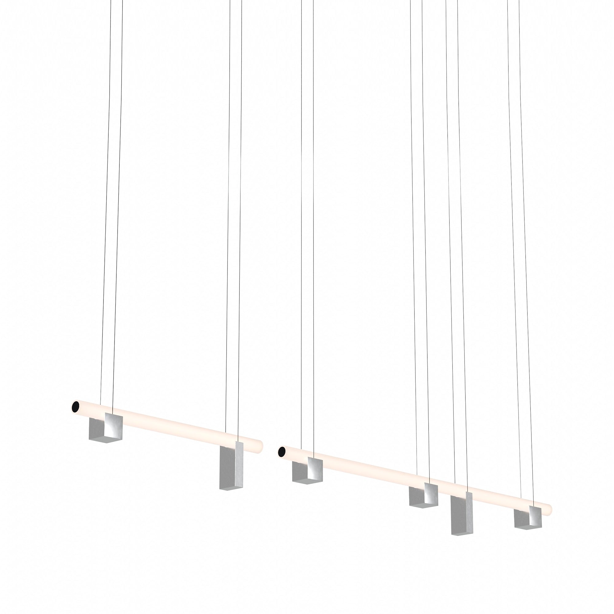 Isle 15 Suspension Lamp: Polished Aluminum