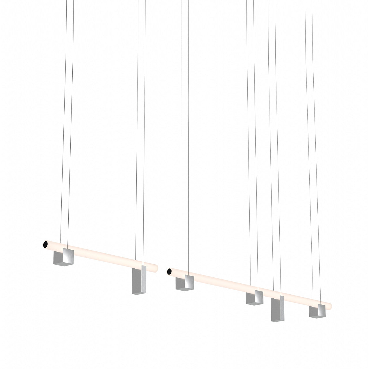 Isle 15 Suspension Lamp: Polished Aluminum