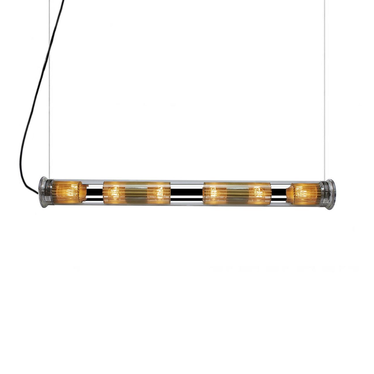 In The Tube Pendant Lamp: Large + Horizontal - 51.2
