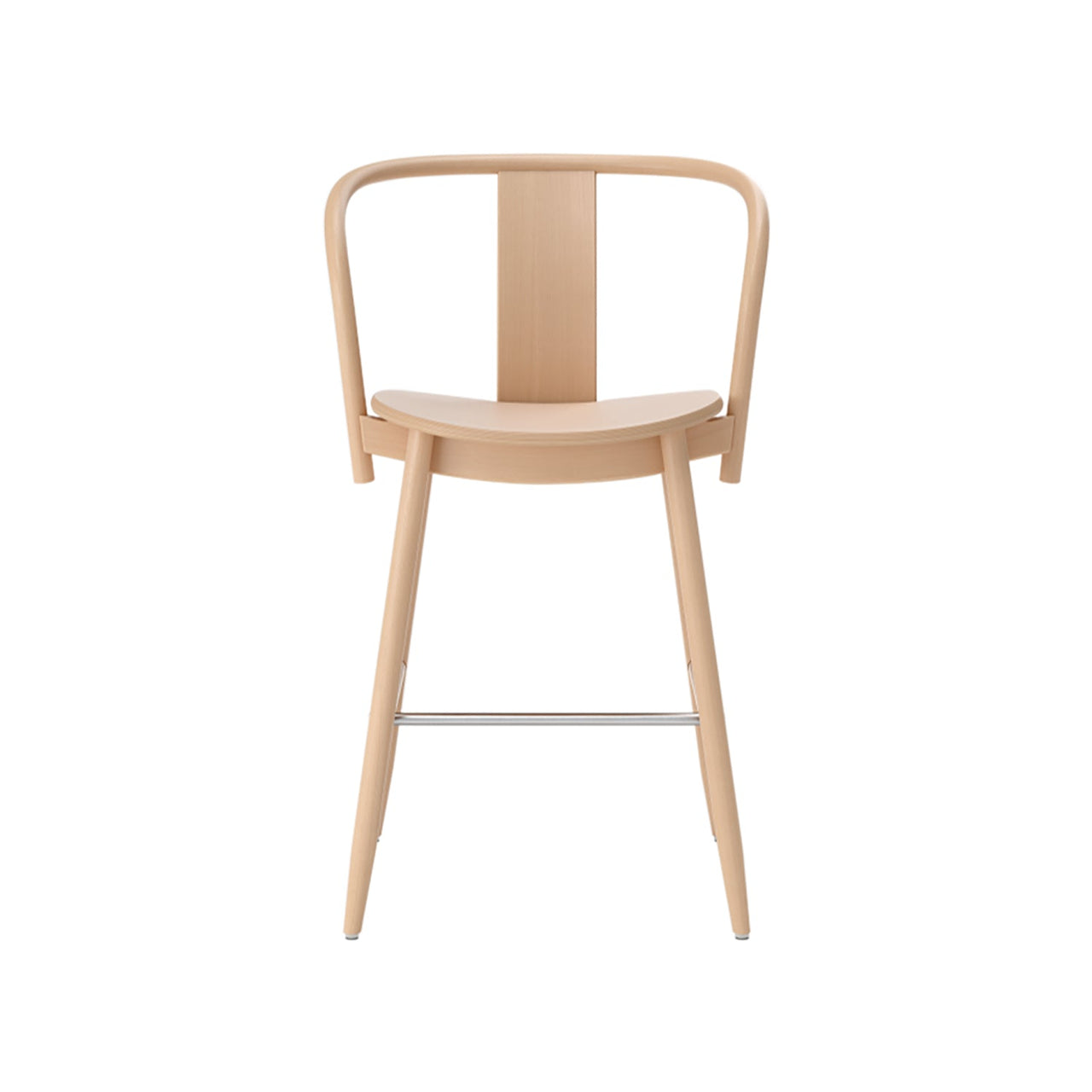 Icha Bar + Counter Chair: Counter + Natural Beech