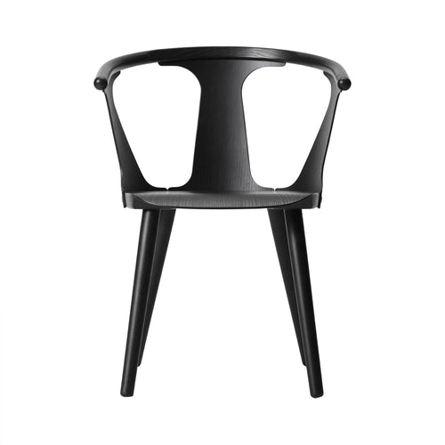 In Between Chair SK1: Set of 2 + Black Lacquered Oak