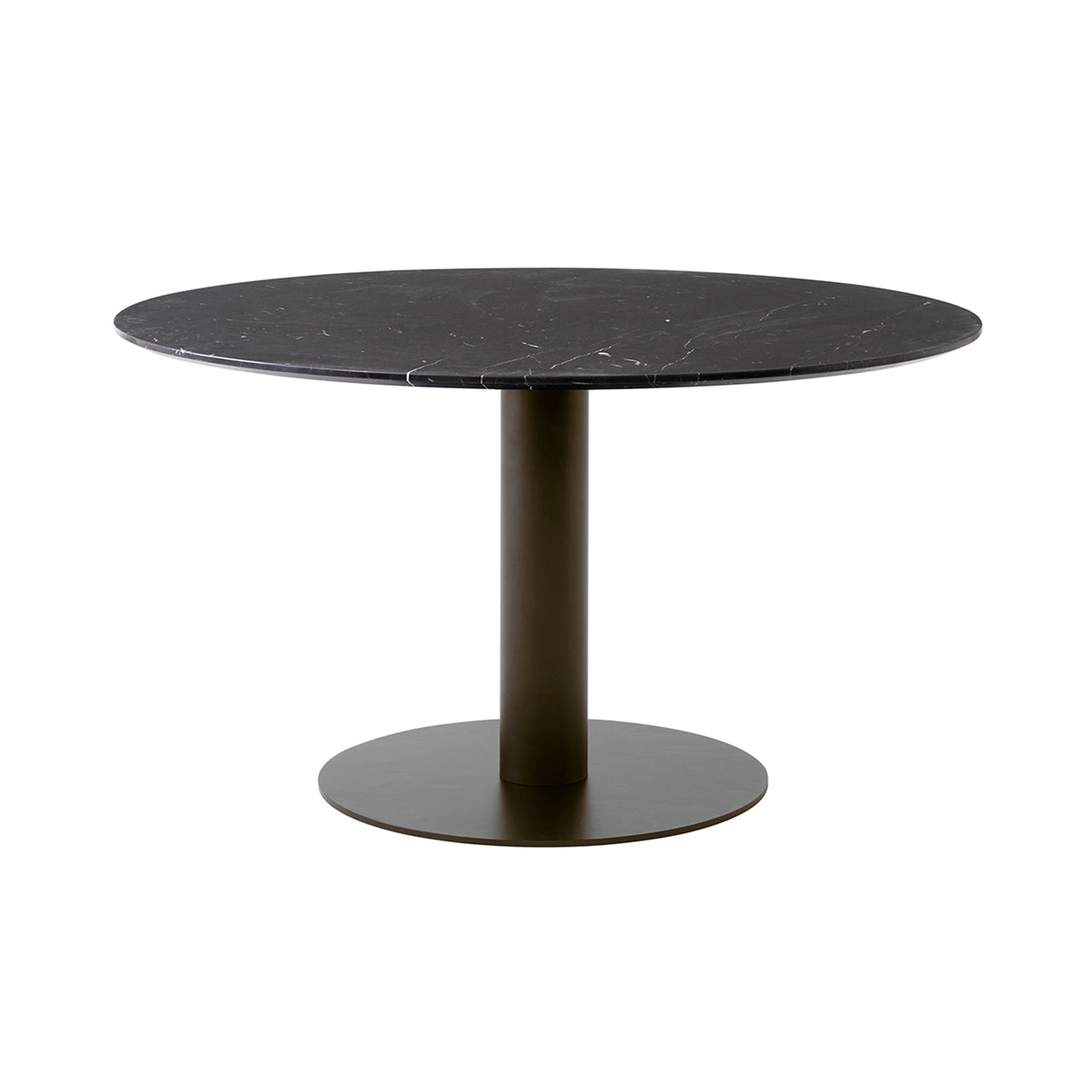 In Between Center Table: SK20 + Nero Marquina Marble + Bronzed