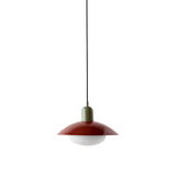 Arundel Mushroom Pendant: Oxide Red  + Reed Green