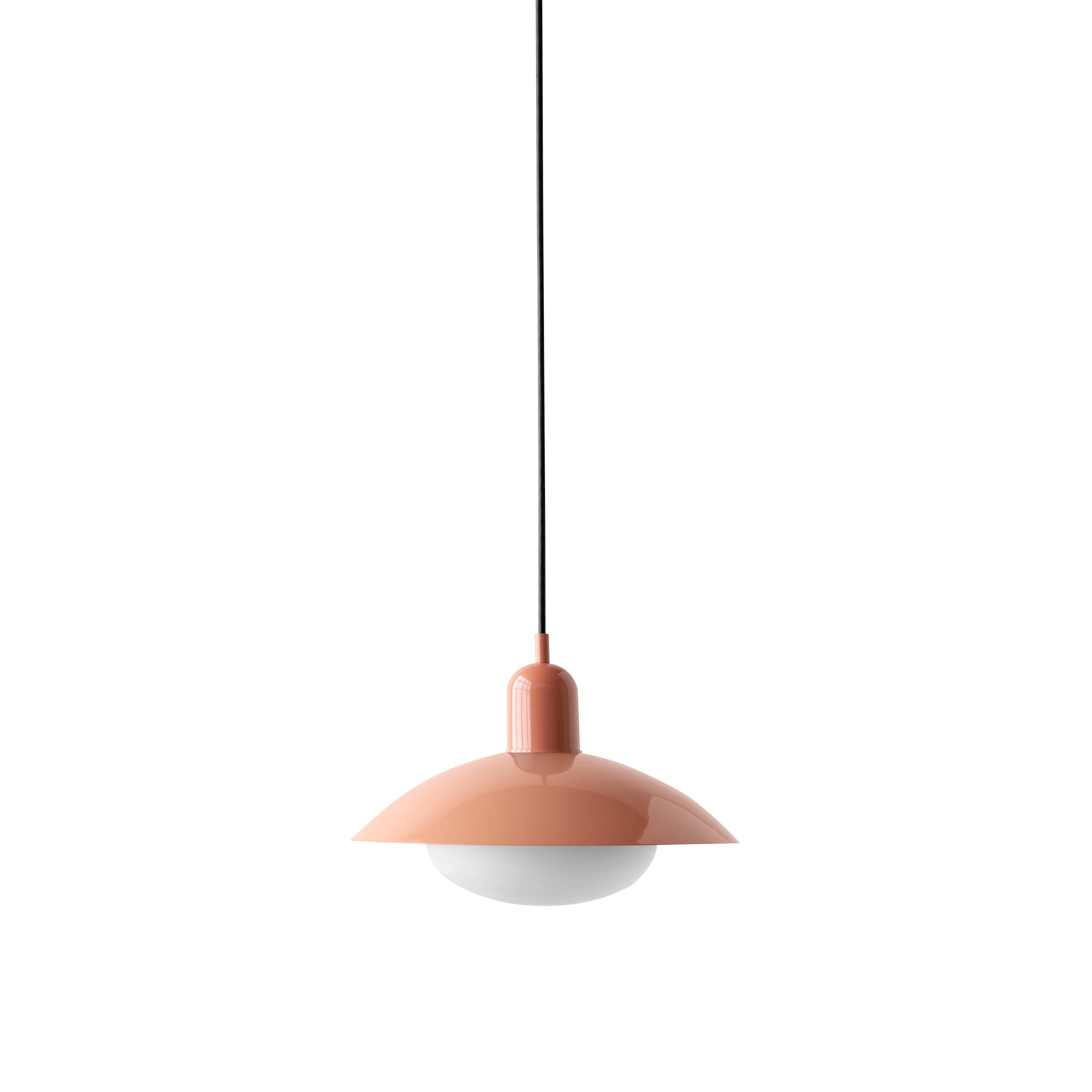 Arundel Mushroom Pendant: Peach + Peach