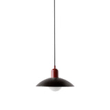 Arundel Orb Pendant: Outdoor + Oxide Red + Black + Black