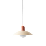 Arundel Orb Pendant: Bone + Peach