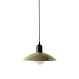 Arundel Orb Pendant: Reed Green + Black