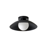 Arundel Orb Surface Mount: Outdoor + Black + Black