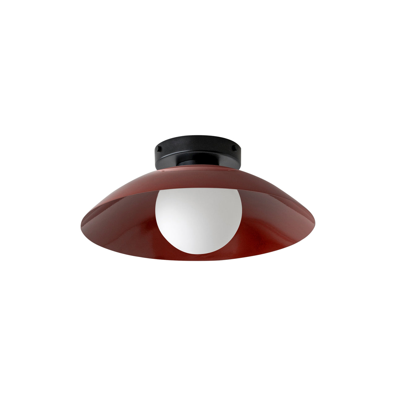 Arundel Orb Surface Mount: Oxide Red + Black + Hardwire