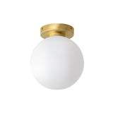 Orb 8 Surface Mount: Brass