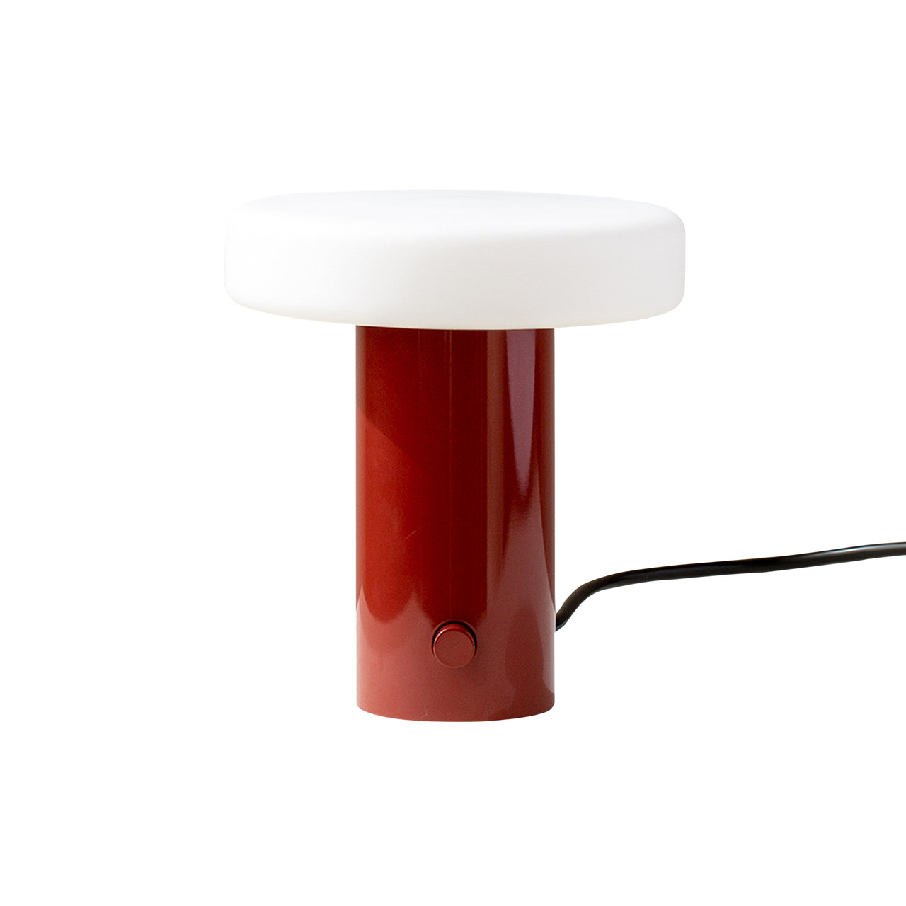 Puck Table Lamp: Oxide Red