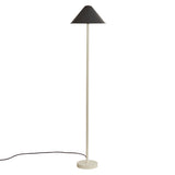 Eave Floor Lamp: Black + Bone