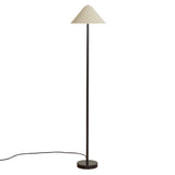 Eave Floor Lamp: Bone + Black