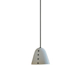 Gemma Pendant: Opaline + Pistachio Embellishments + Blackened Brass