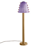 Gemma Floor Lamp: Lilac + Poppy Embellishments + Brass