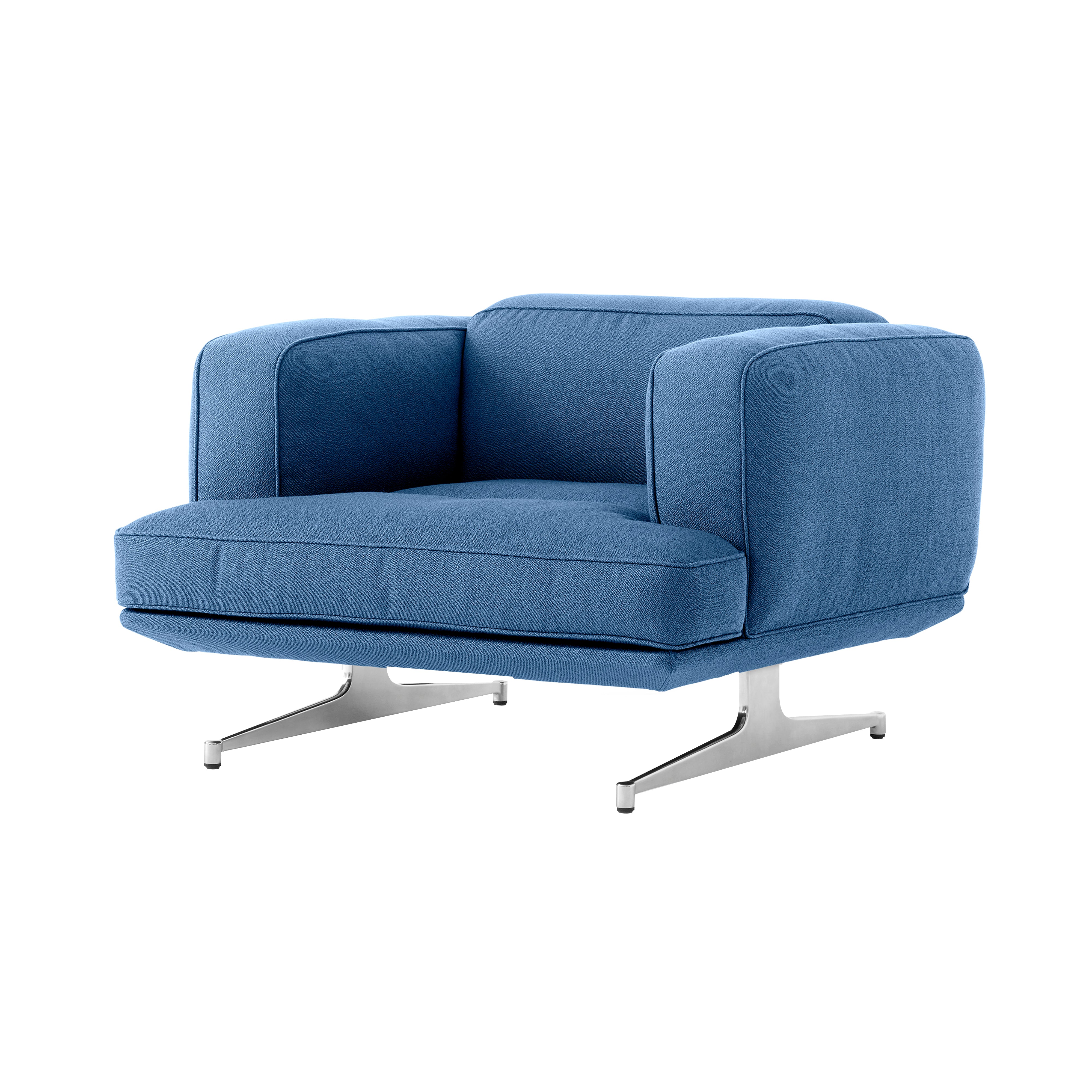 Inland Lounge Chair: AV21 + Polished Aluminum