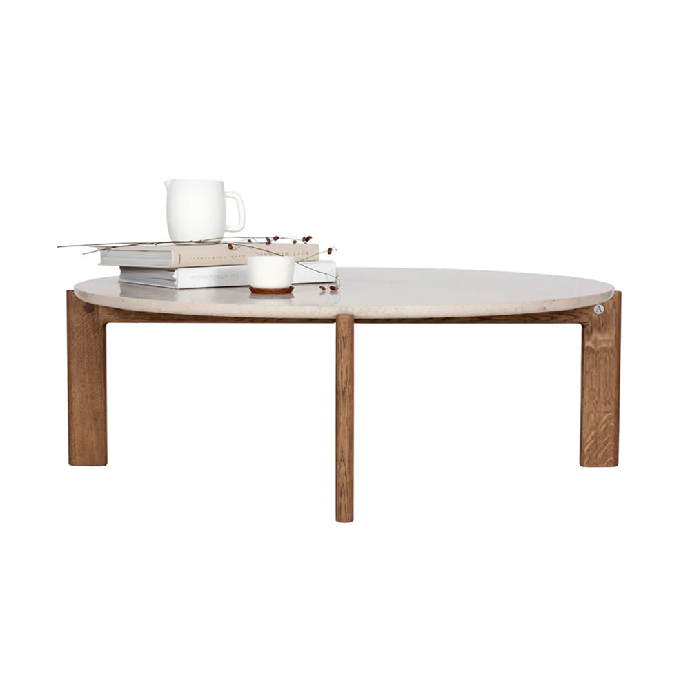 Iris Coffee Table: Stone Top + Large - 41.3