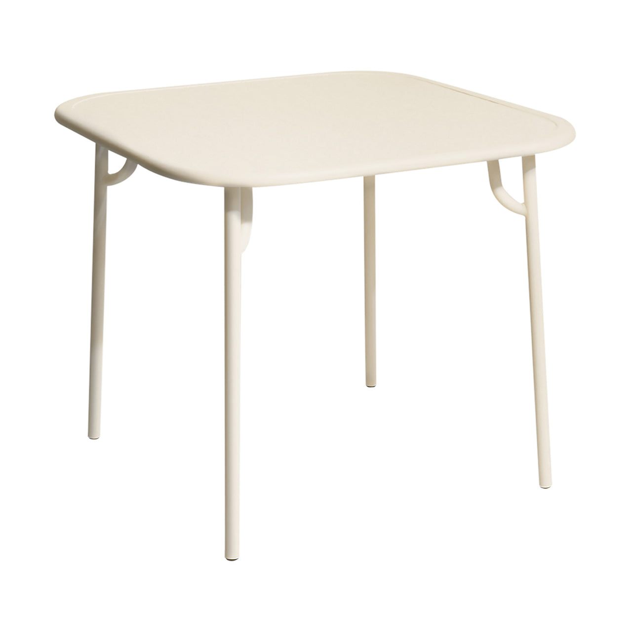 Week-End Square Dining Table: Ivory