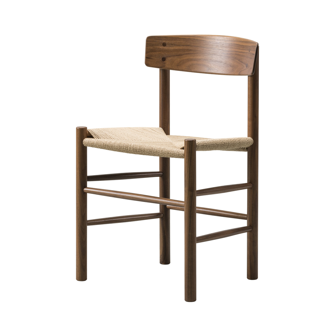 J39 Mogensen Chair: Oiled Walnut + Natural