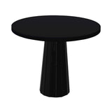 Container Round Table: Small + Bodhi Cover + Jet Black + Black