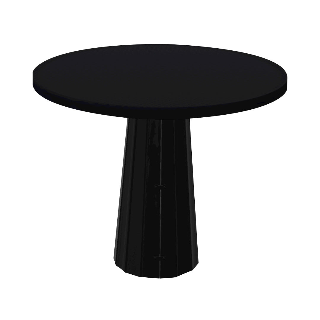 Container Round Table: Small + Bodhi Cover + Jet Black + Black