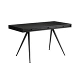 JFK Home Desk: Black Ash + Standard Legs + 
