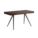 JFK Home Desk: Dark Smoked Ash + Standard Legs + 