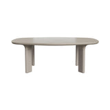 Analog Coffee Table: Light Beige Ash + Light Beige