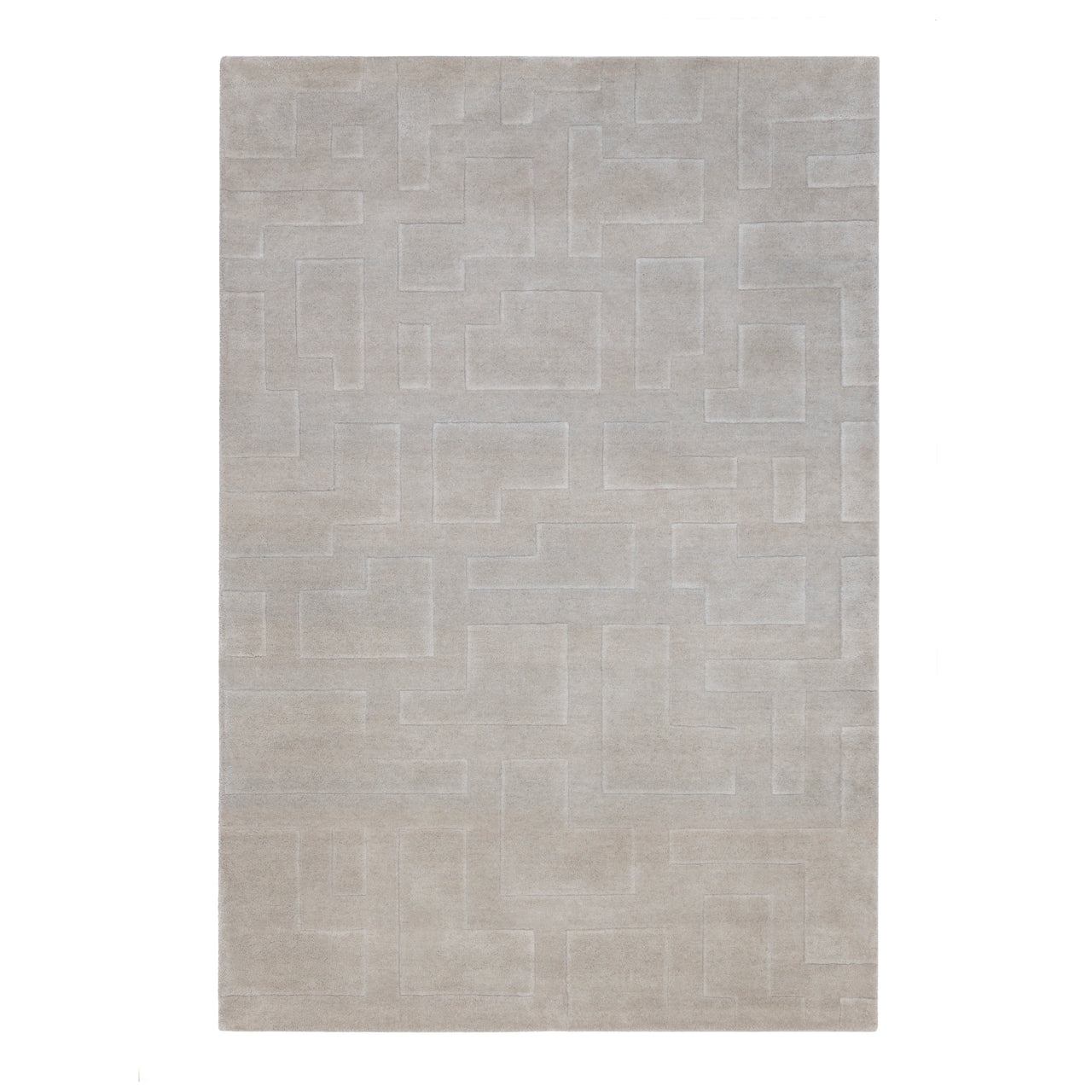 JL Hand Tufted Rug: Medium + Stone