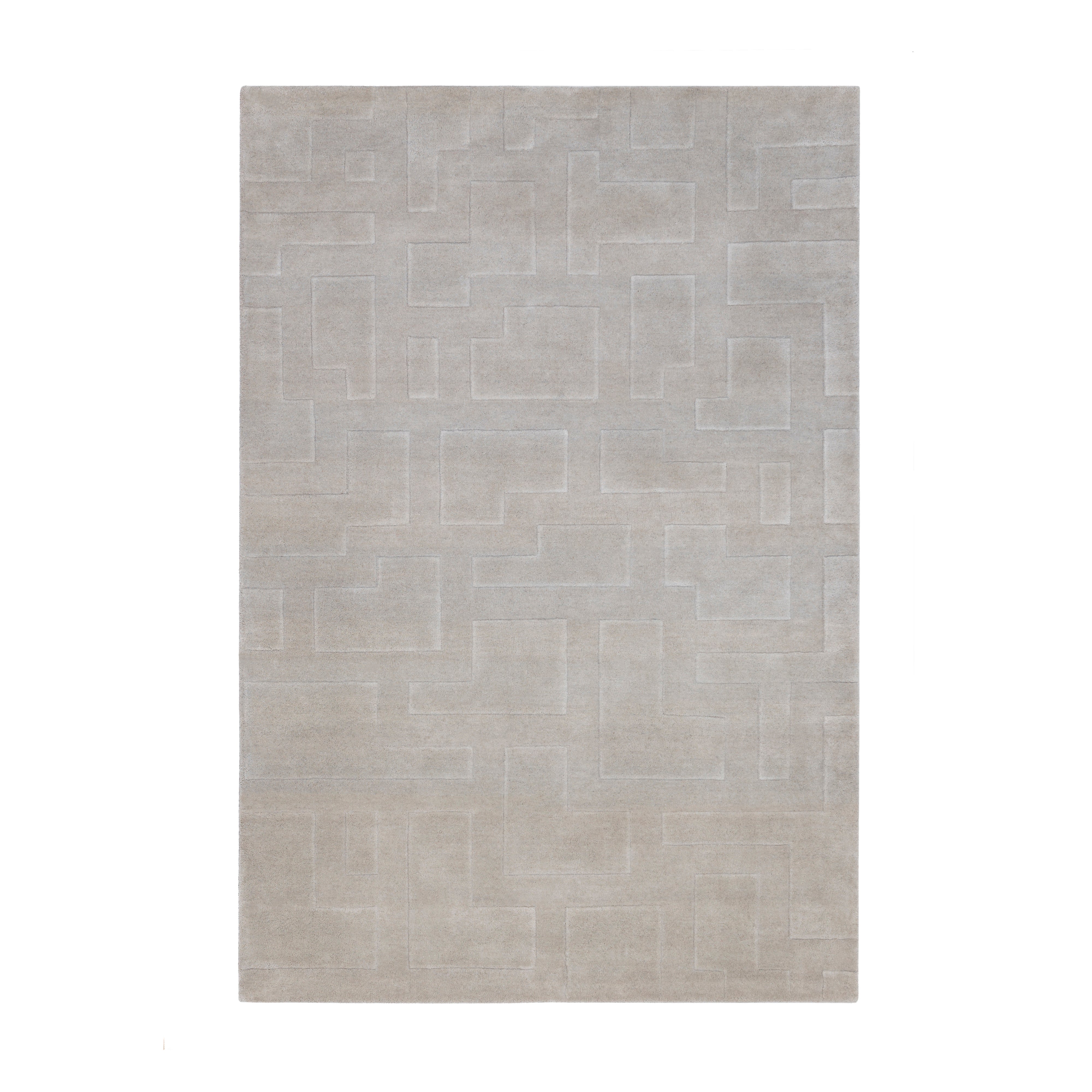 JL Hand Tufted Rug: Small + Stone