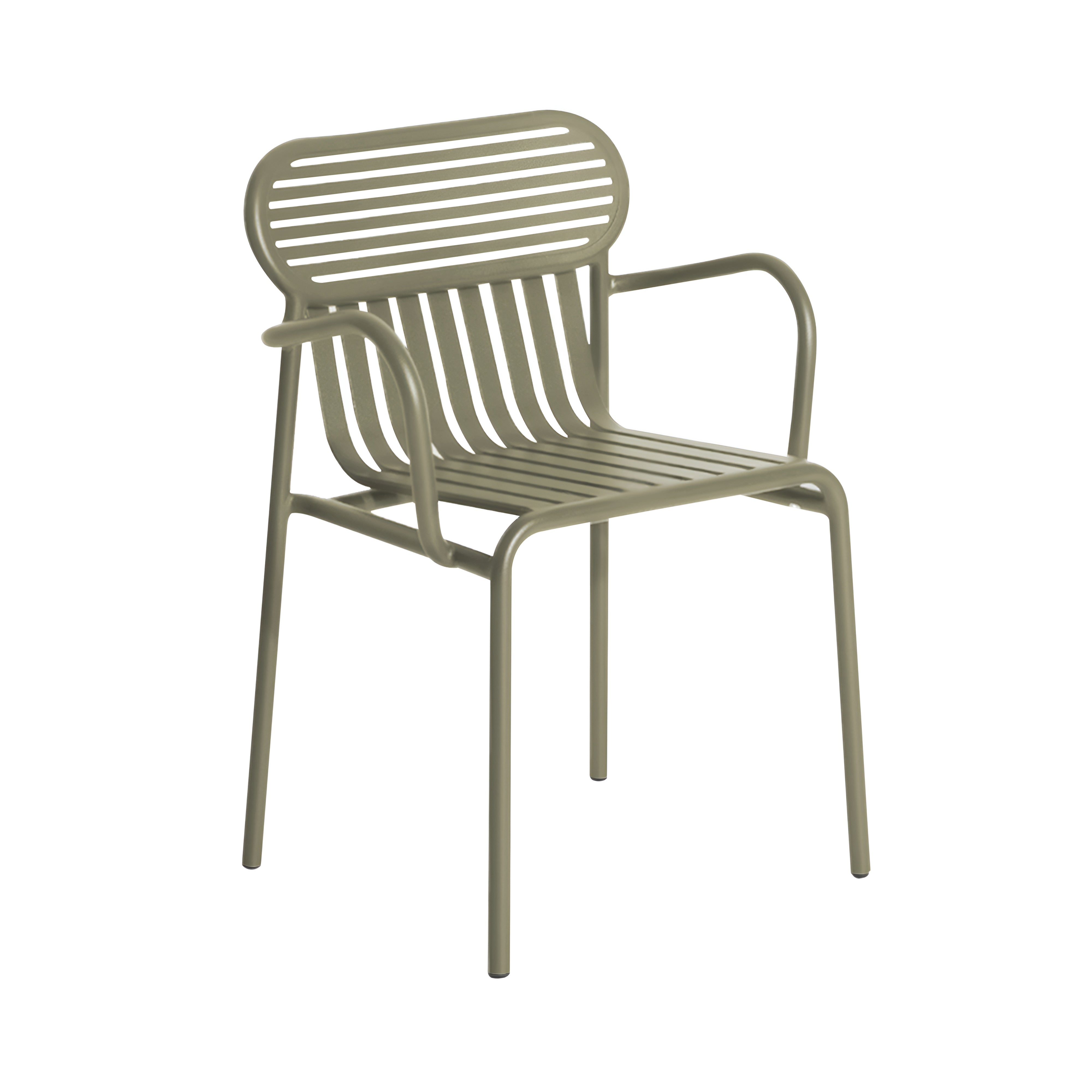 Week-End Stacking Armchair: Set of 2 + Jade Green + Without Cushion