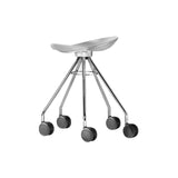 Jamaica Stool: Aluminum Silver