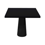 Container Square Table: Large + Jet Black + Black
