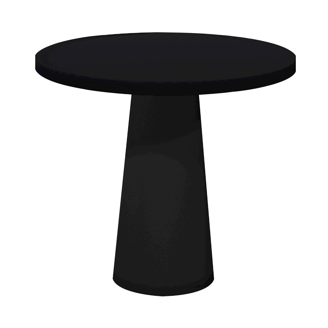 Container Round Table: Extra Small + Jet Black + Black