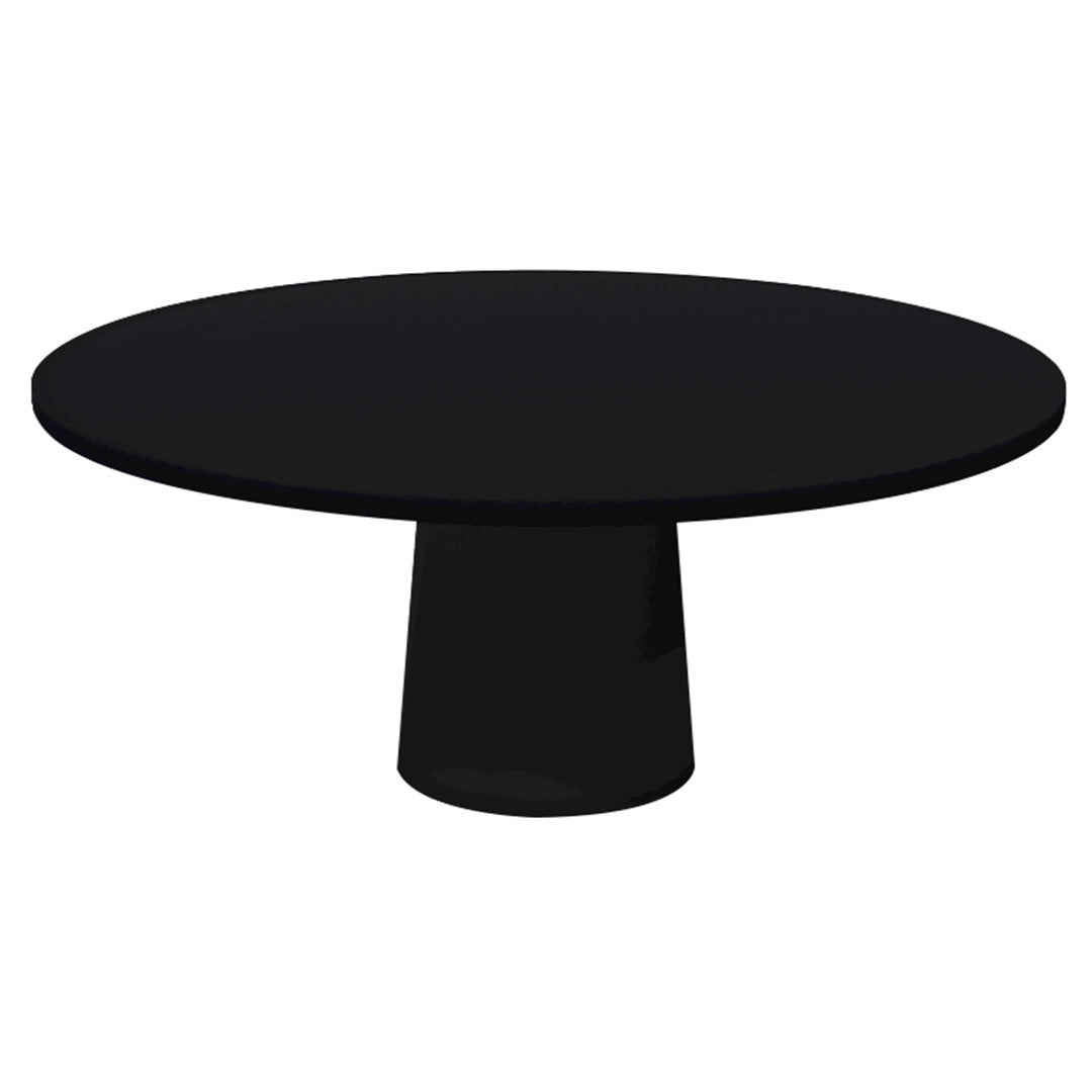 Container Round Table: XXL + Jet Black + Black