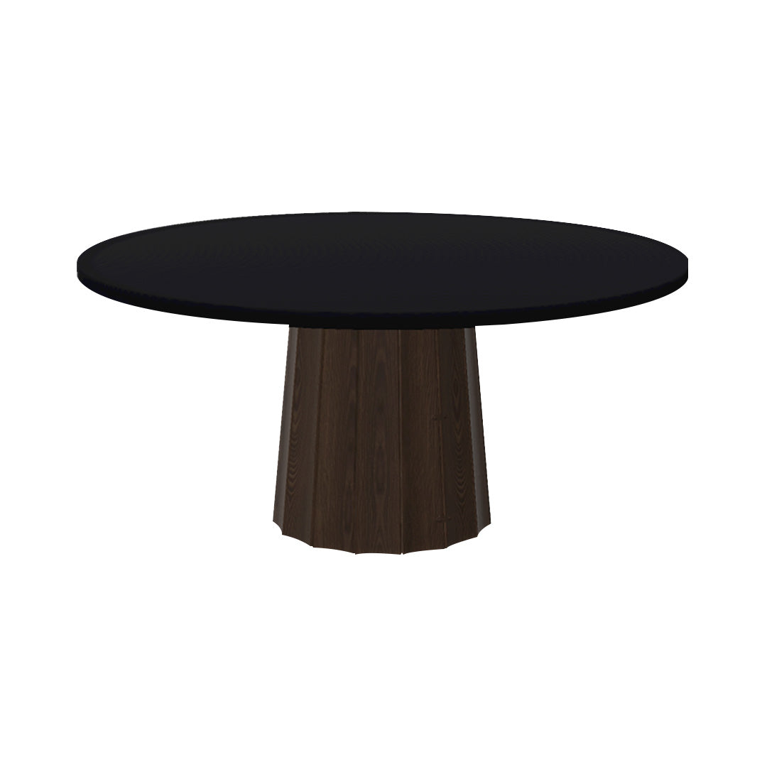 Container Round Table: Extra Large + Bodhi Cover + Jet Black + Cinnamon