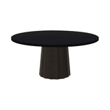 Container Round Table: Extra Large + Bodhi Cover + Jet Black + Grey