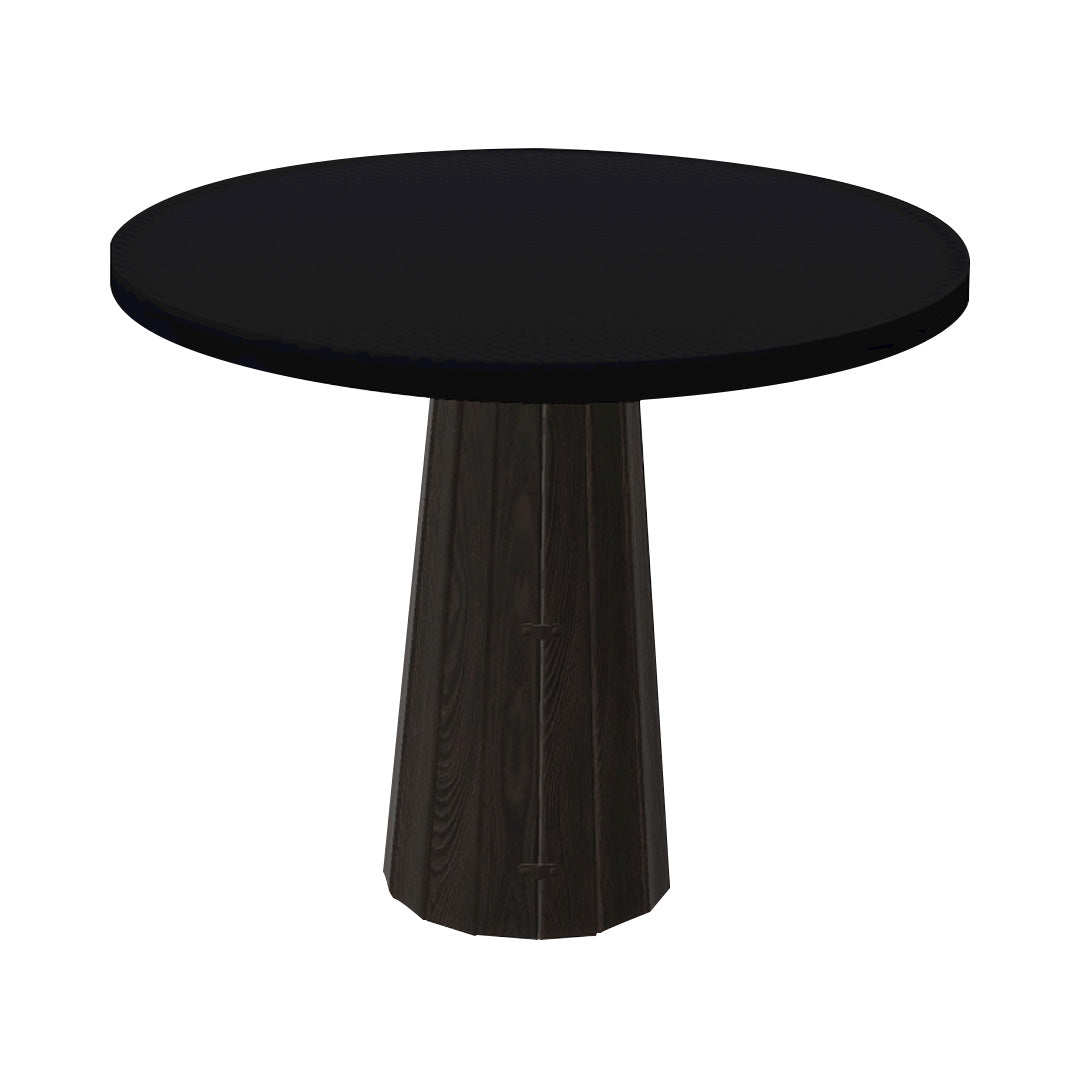 Container Round Table: Small + Bodhi Cover + Jet Black + Grey