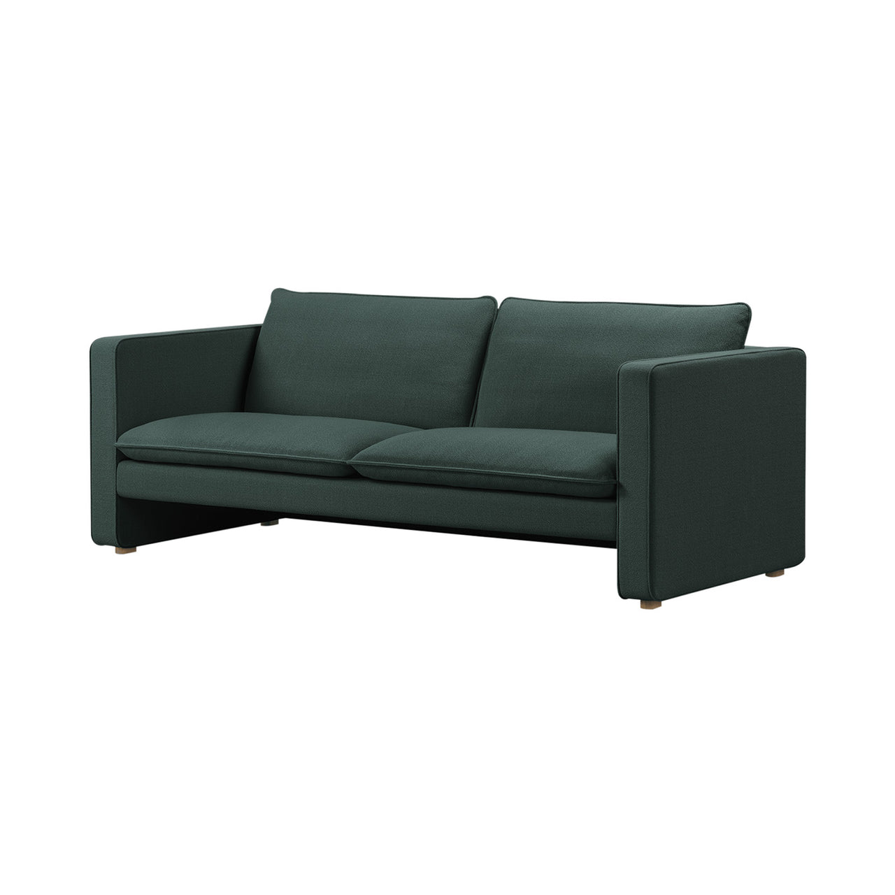 Jota 2 Seater Sofa: Light Oak Oil + Fabric Group 3