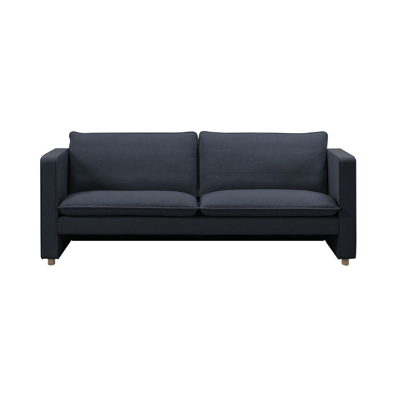 Jota 2 Seater Sofa: Light Oak Oil + Fabric Group 3