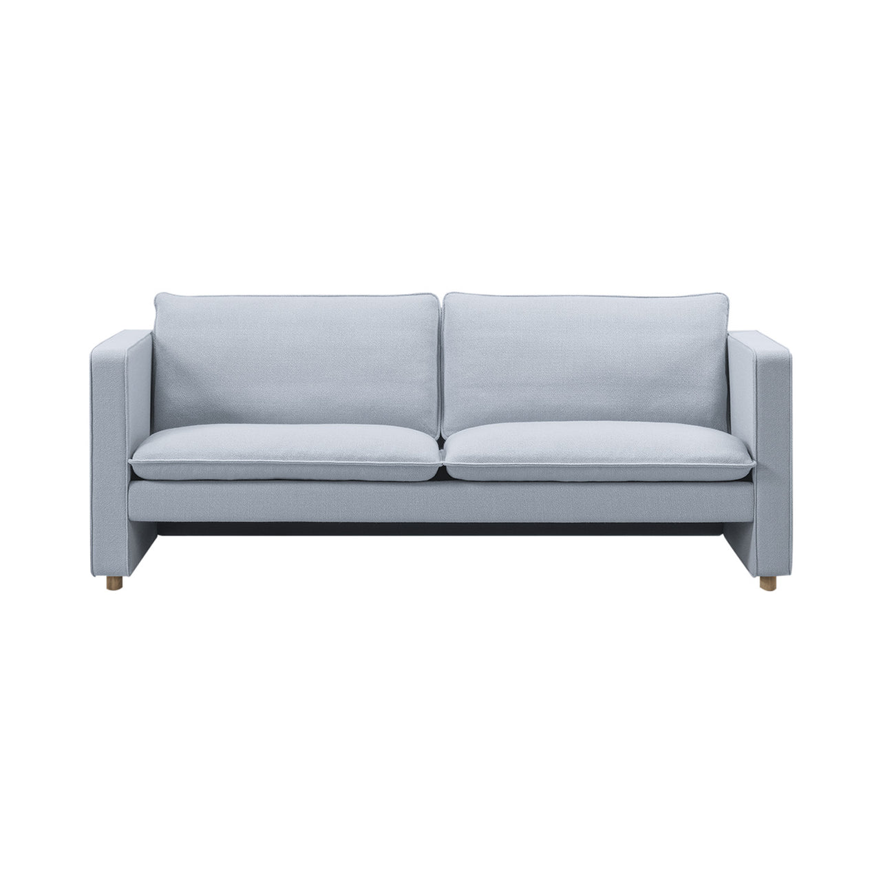 Jota 2 Seater Sofa: Light Oak Oil + Fabric Group 3