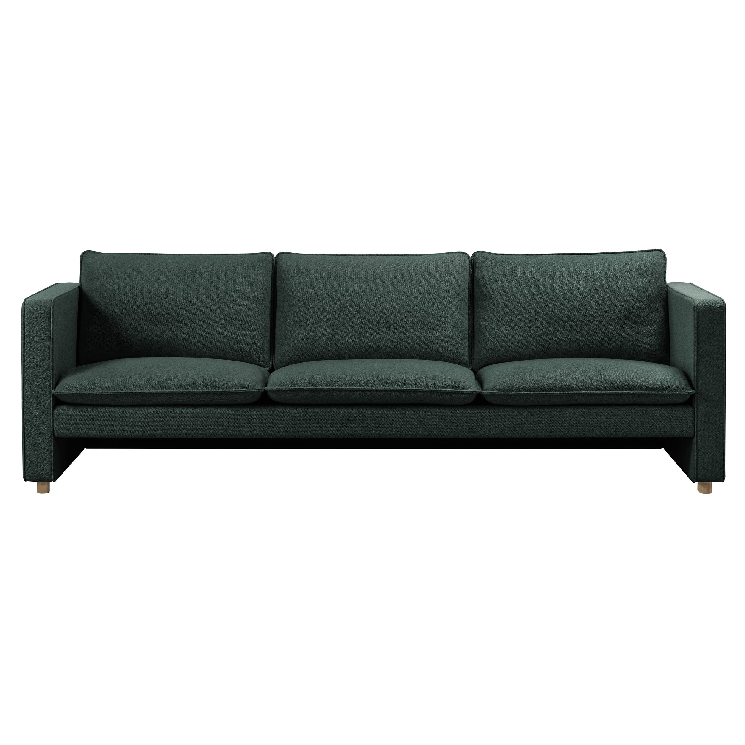 Jota 3 Seater Sofa: Light Oak Oil + Fabric Group 3
