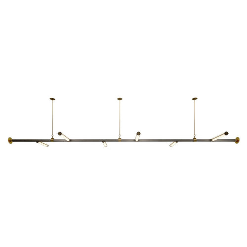 Metropolis Wall to Wall: 12 Feet + Suspension Mount + Satin Brass