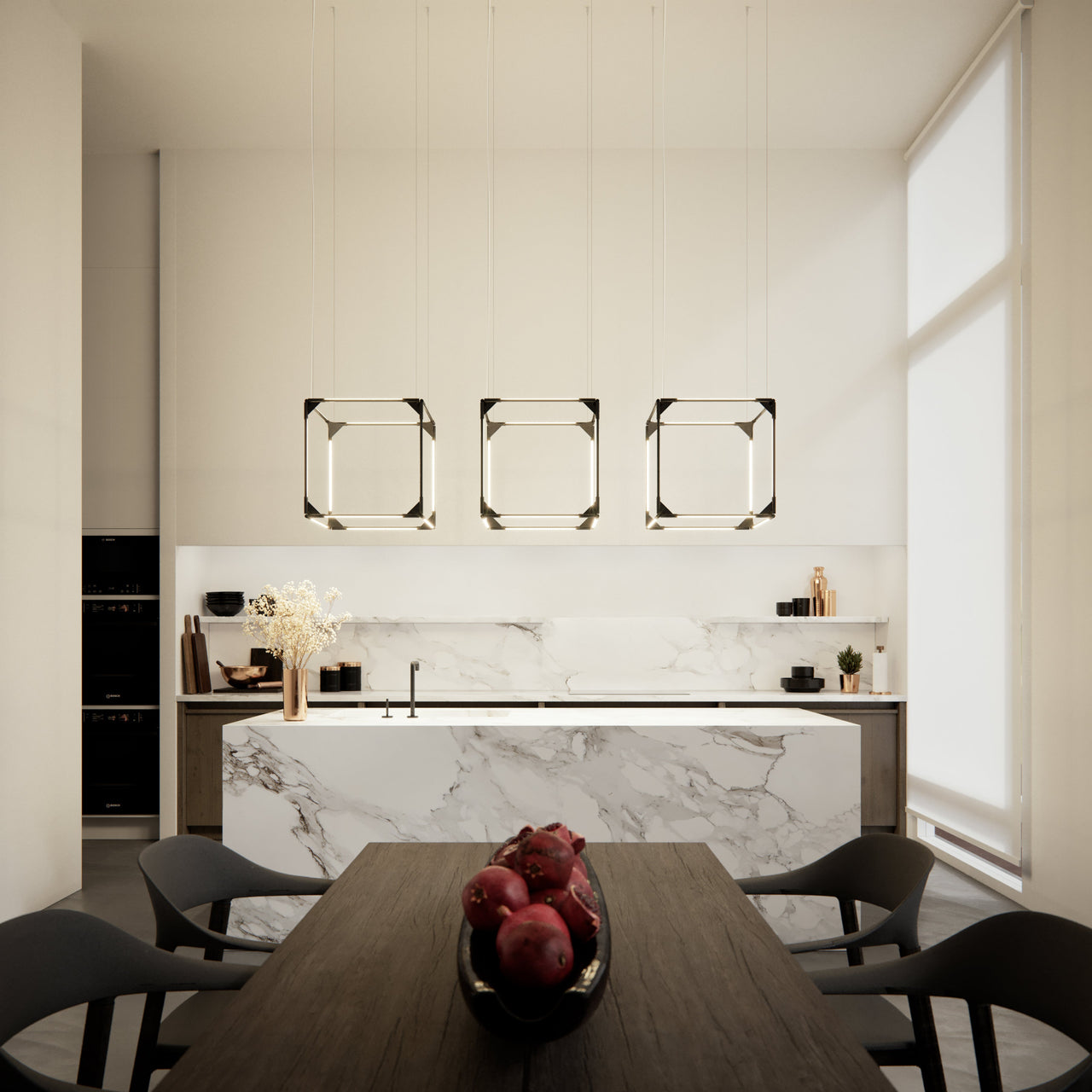 Thin Solids Cube Light
